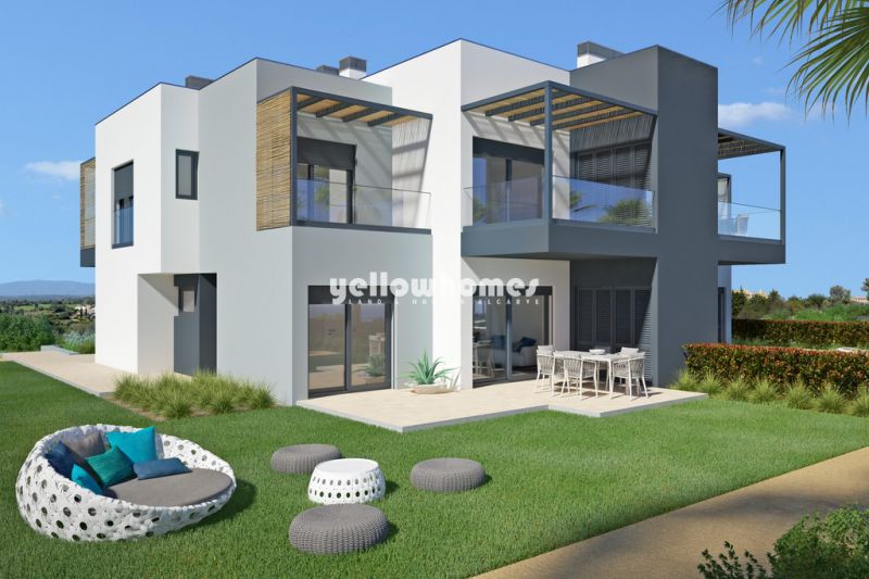 Modern ground floor apartments with large terraces and resort pool in the Western Algarve 